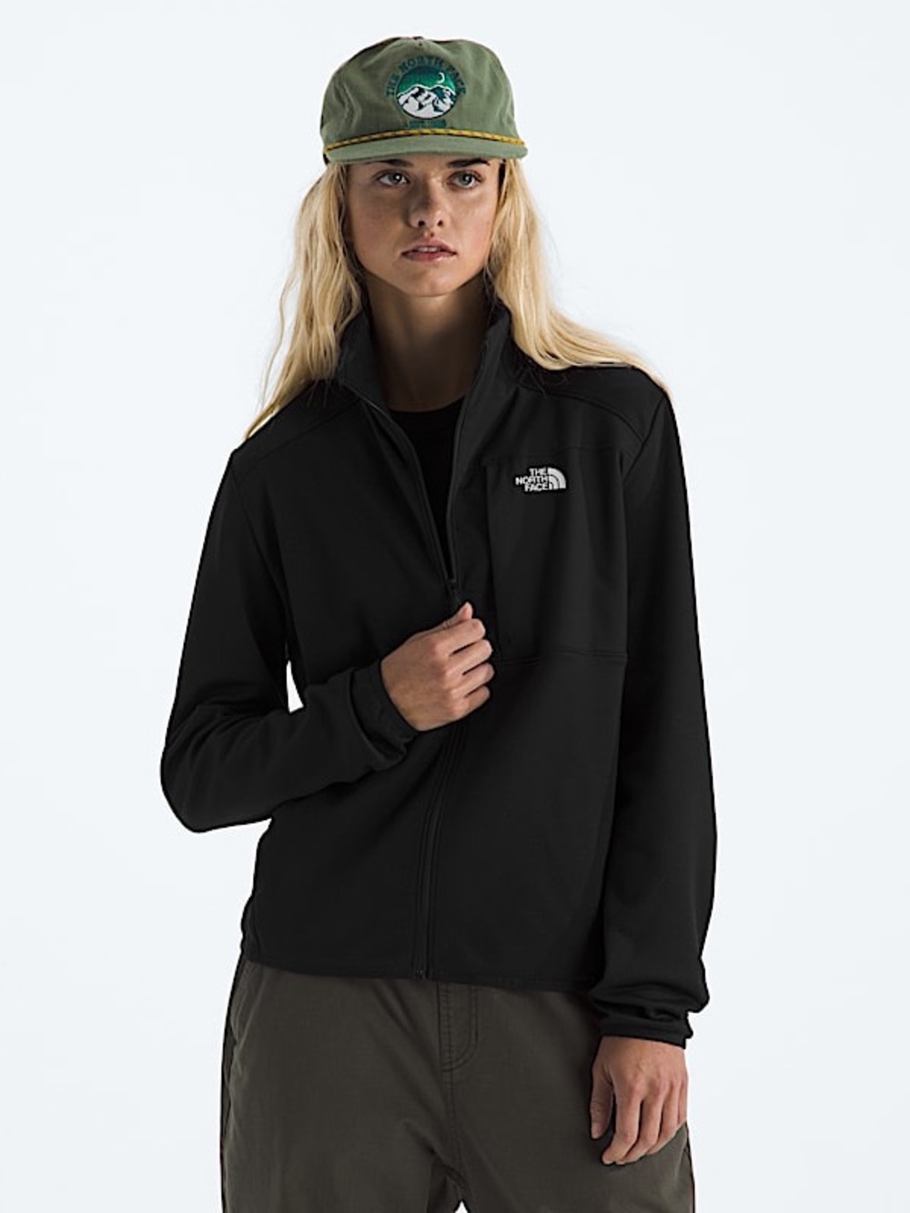 The North Face Black Performance Fleece Full Zip Jacket Small